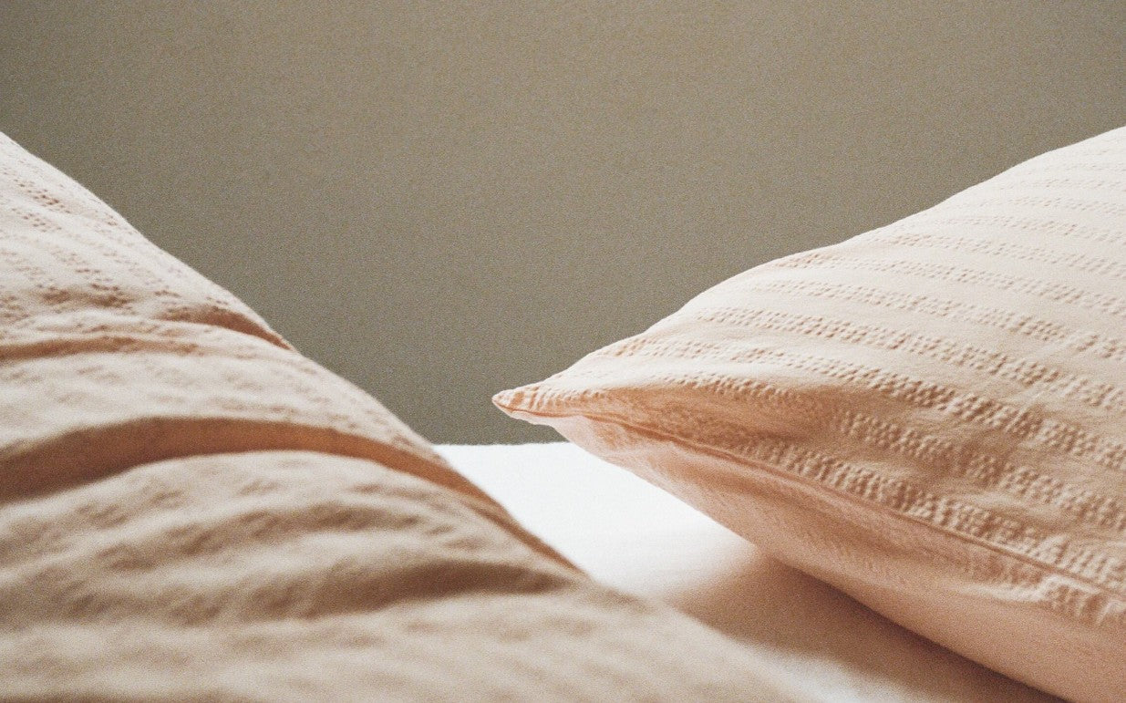 Organic Seersucker Bed Linen Kemeri