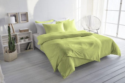 satin bed linen plain