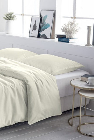 satin bed linen plain