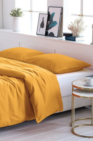 satin bed linen plain
