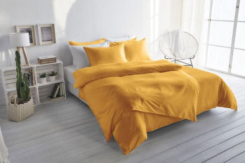 satin bed linen plain