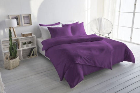 Satin-Bettwäsche Set Uni