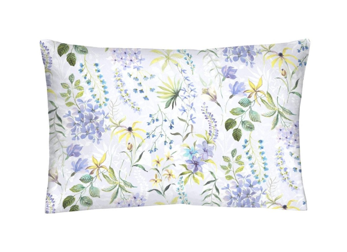 Linge de lit en satin mer de fleurs