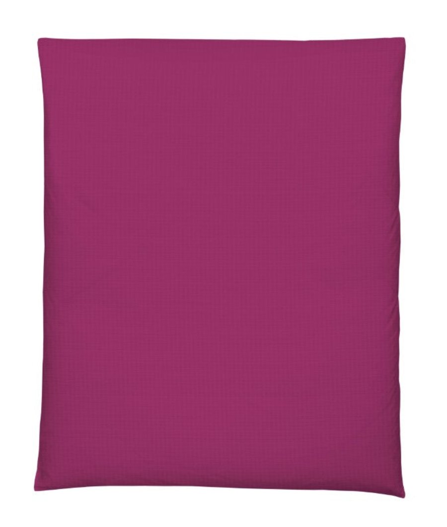 Satin Seersucker Bed Linen Uni