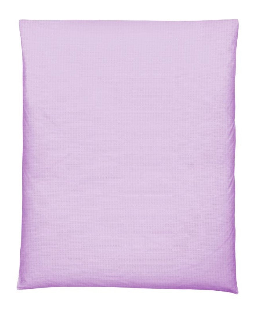 Satin Seersucker Bed Linen Uni