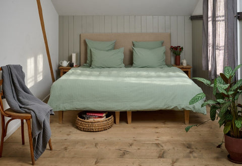 Linge de lit seersucker bio Kemeri