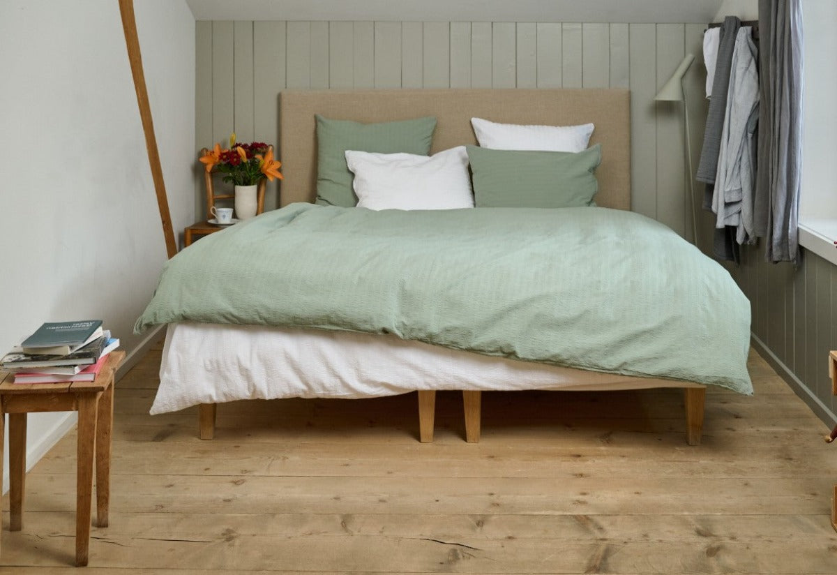 Linge de lit seersucker bio Kemeri
