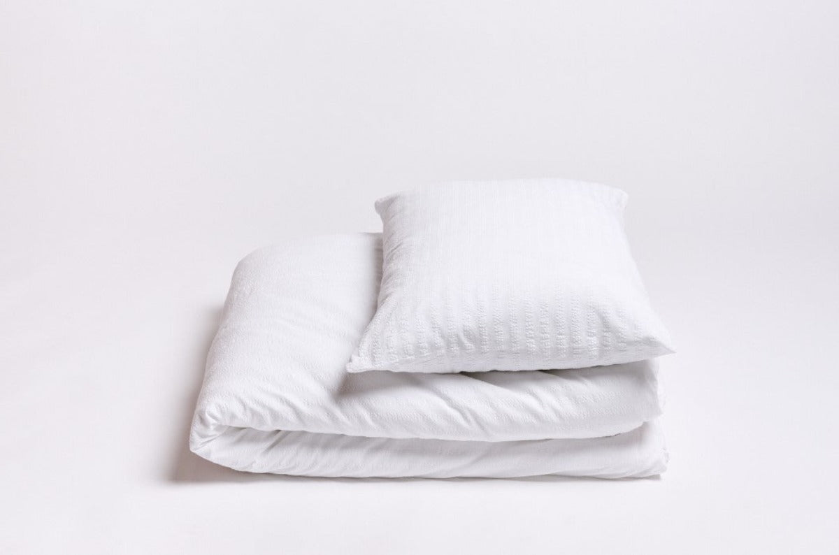 Linge de lit seersucker bio Kemeri