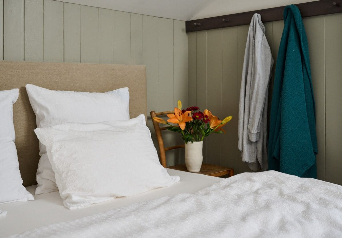 Linge de lit seersucker bio Kemeri