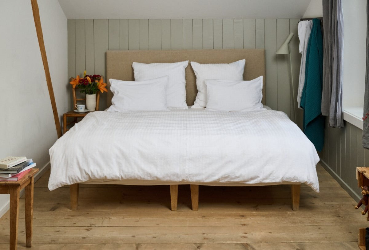Linge de lit seersucker bio Kemeri