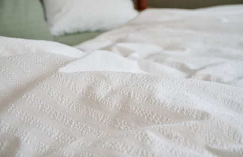 Linge de lit seersucker bio Kemeri