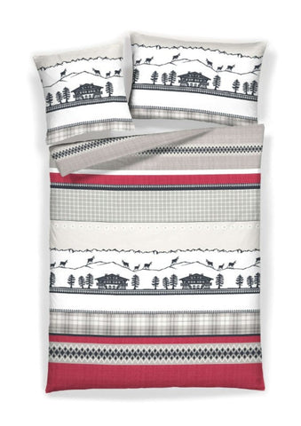 Linge de lit en satin suisse