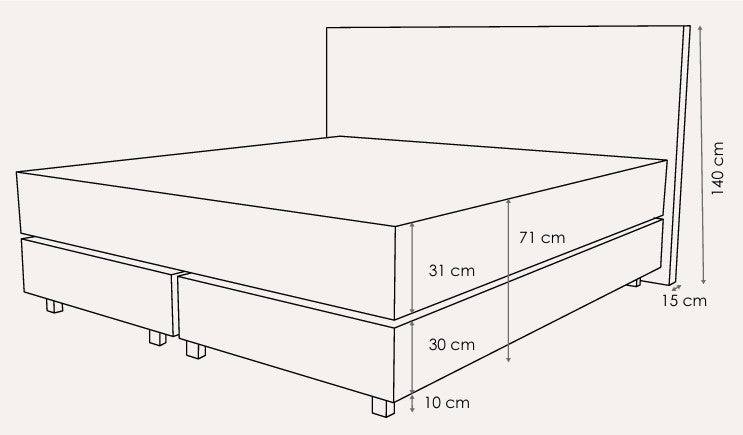 Boxspringbett Veronika