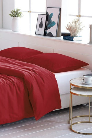 Linge de lit uni en satin