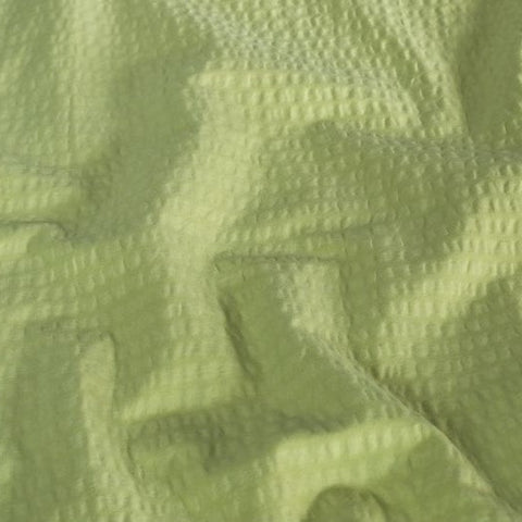 Parure de lit seersucker vert uni