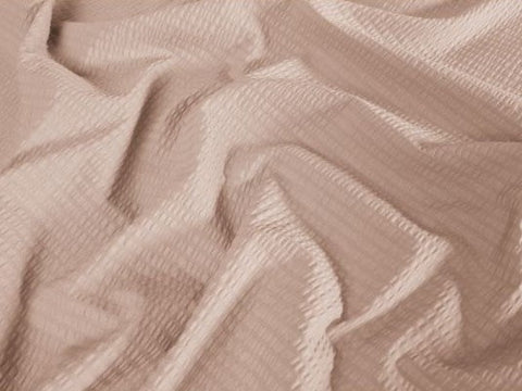 Seersucker Bedding Set Latte Uni