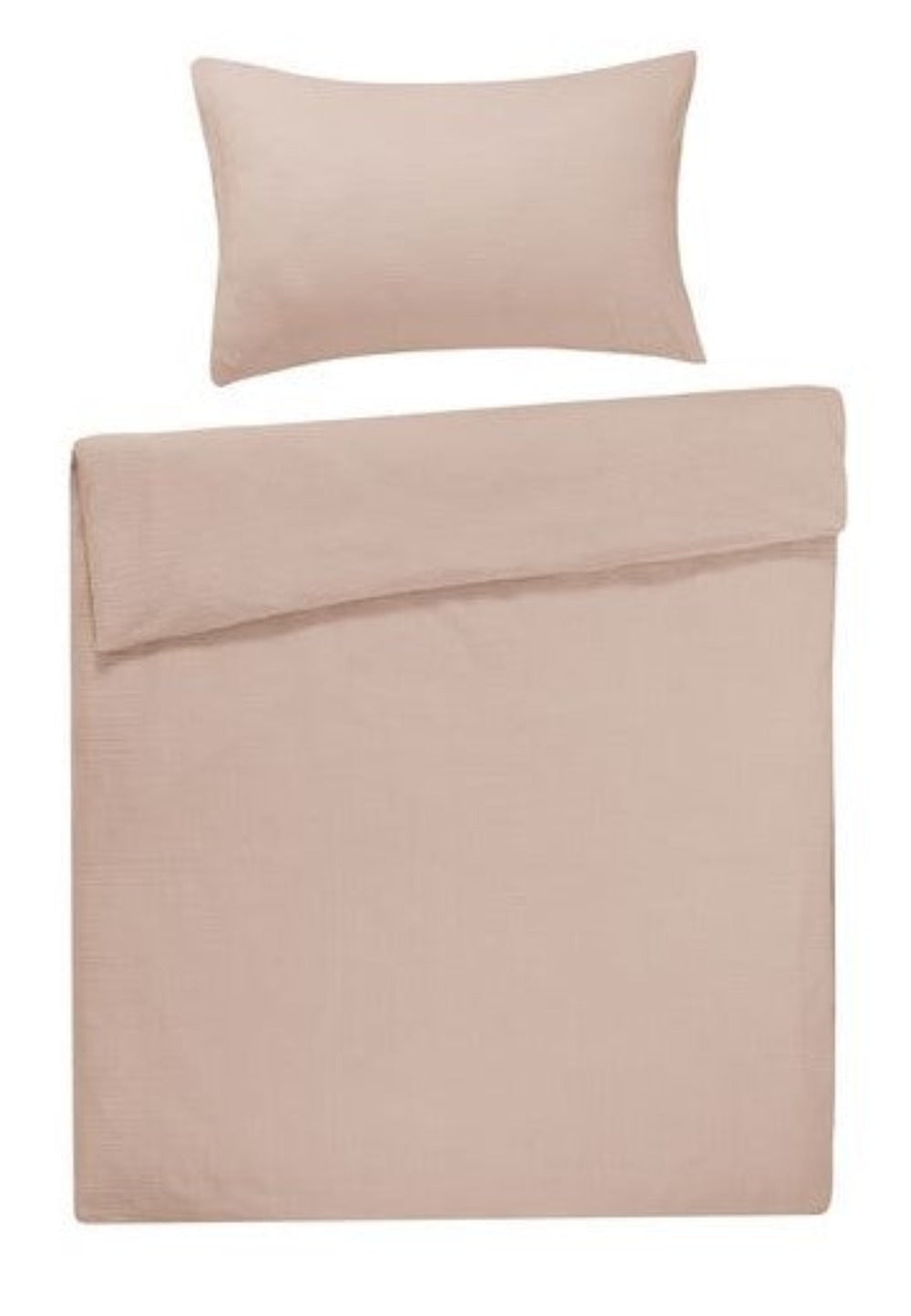 Seersucker Bedding Set Latte Uni