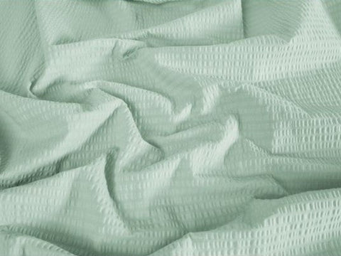 Seersucker Bedding Set Mint Uni
