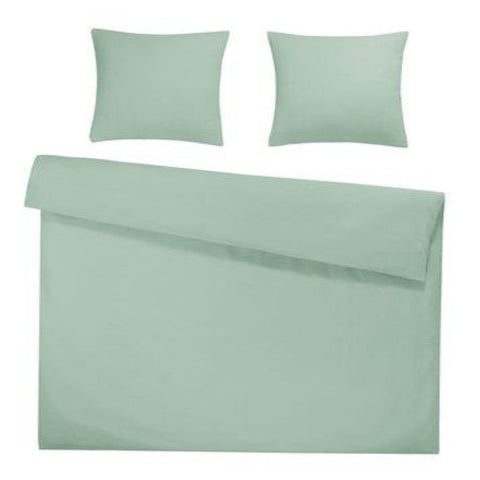 Seersucker Bedding Set Mint Uni