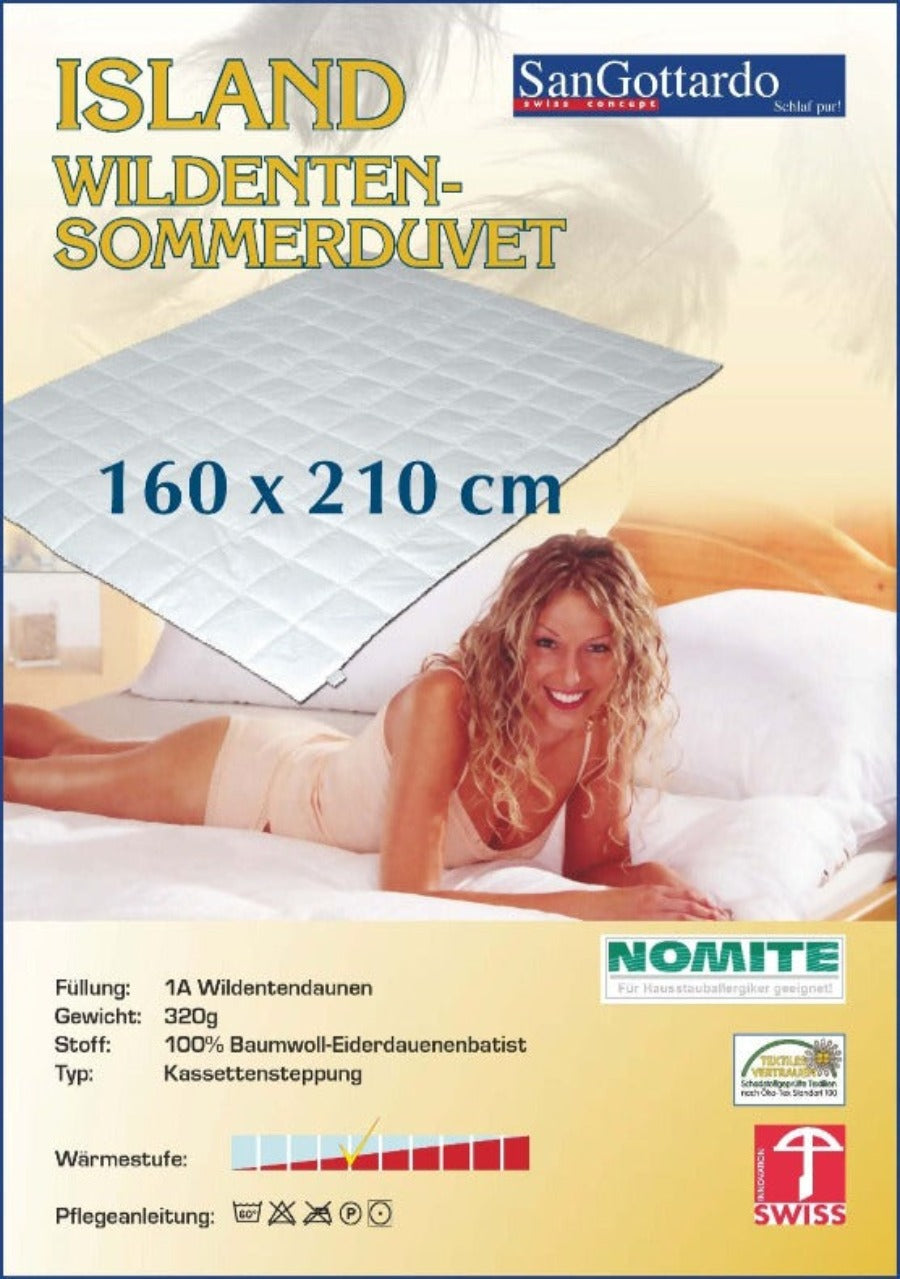 Swiss Exquisite Island Sommer Duvet