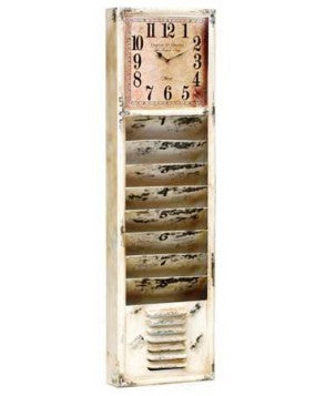 Magazinhalter mit Uhr