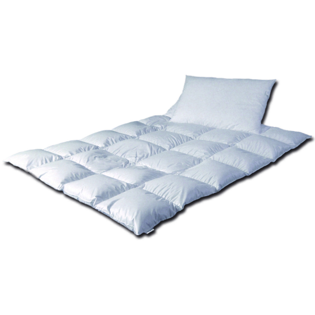 Parure de couette en duvet suisse avec oreiller