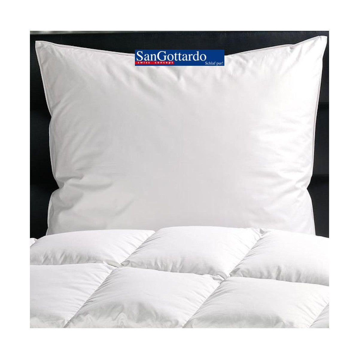 Parure de couette en duvet suisse avec oreiller