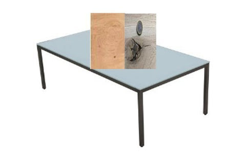 Couchtisch Troy mit Holzplatte