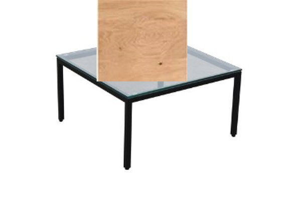 Couchtisch Troy mit Holzplatte