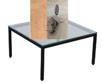 Couchtisch Troy mit Holzplatte